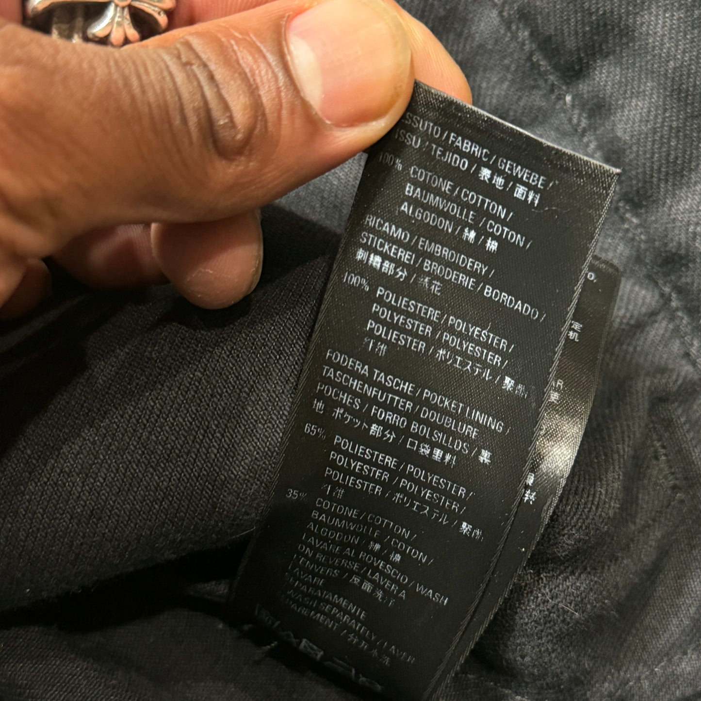 Balenciaga Denim Paris Logo Jacket