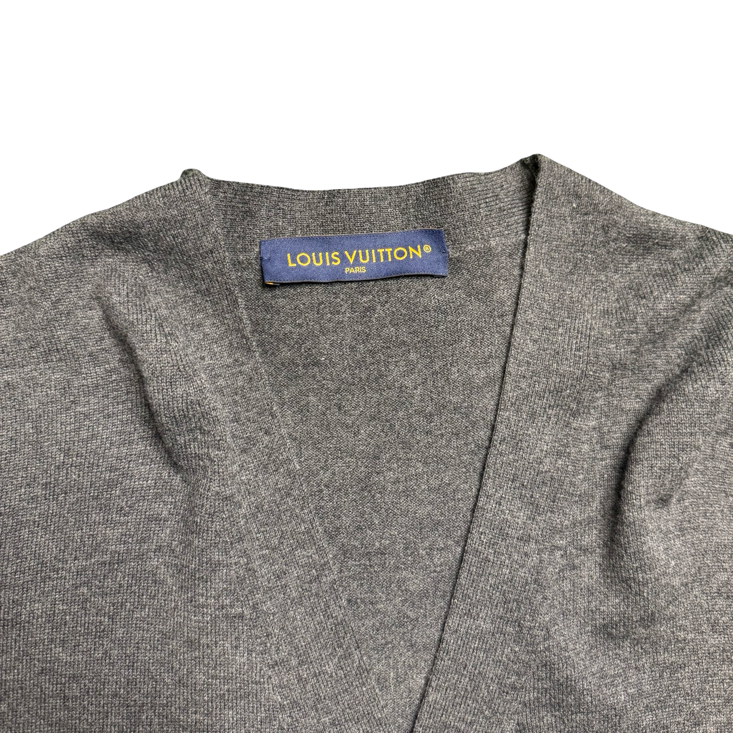 Louis Vuitton Monogram Mix Cashmere Cardigan