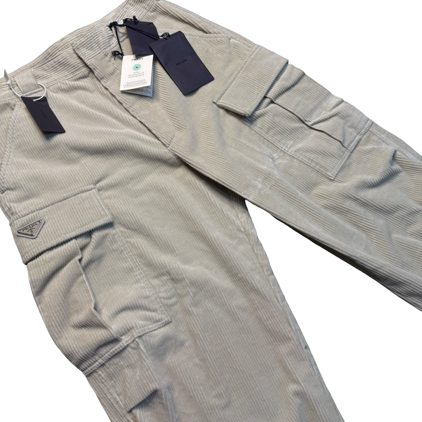 Prada Corduroy Cargo Pants