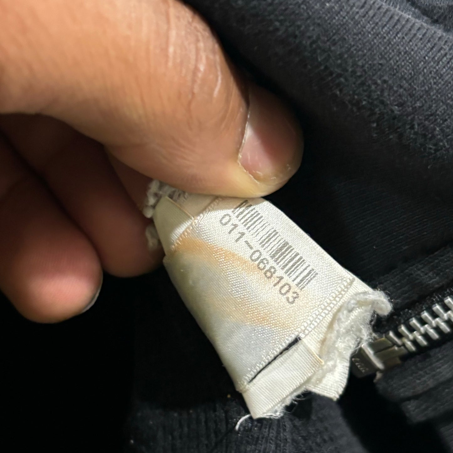 Chrome Hearts Thermal “F*ck You” Scroll Zip-Up Hoodie