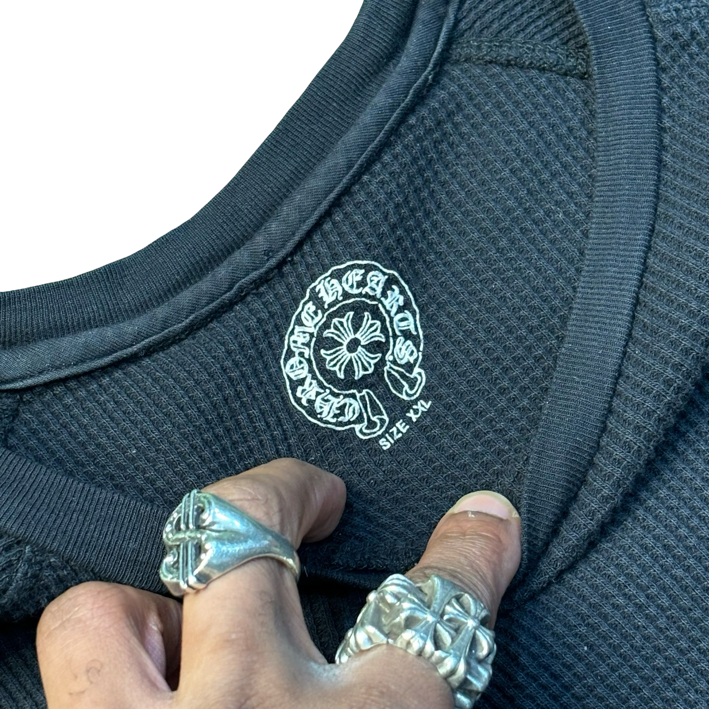 Chrome Hearts Thermal Scroll Logo Longsleeve Shirt