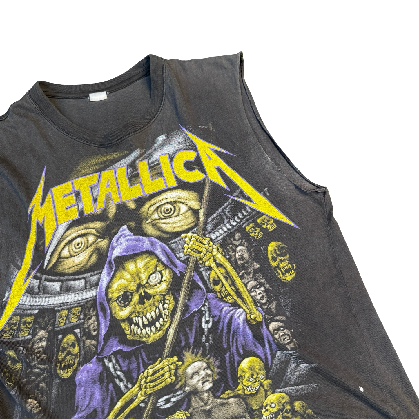 Vintage 90s Metallica Cut Off Tee