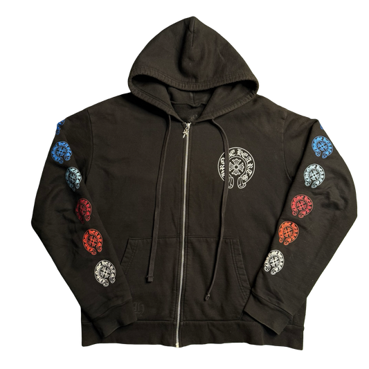 Chrome Hearts Horseshoe Multi Color Zip Up