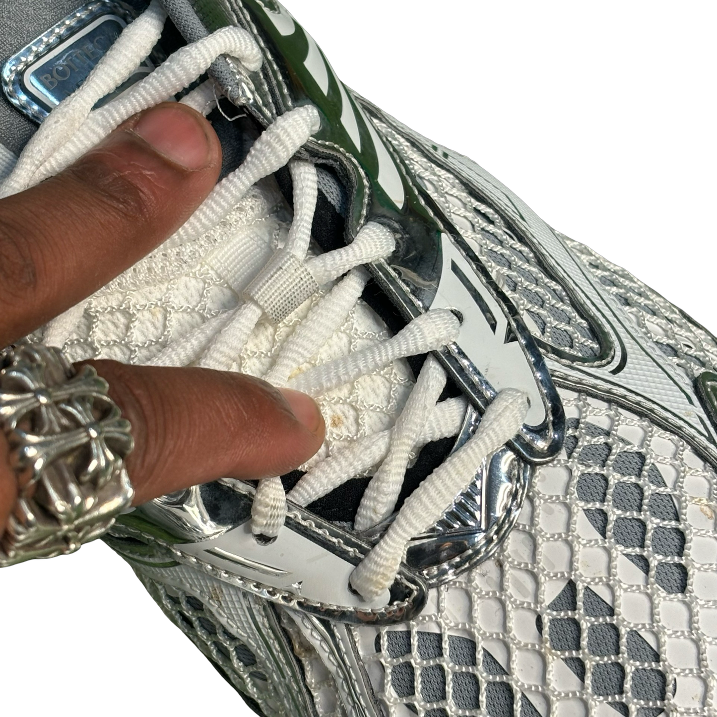 Bottega Venetta White/Silver Orbit Runners