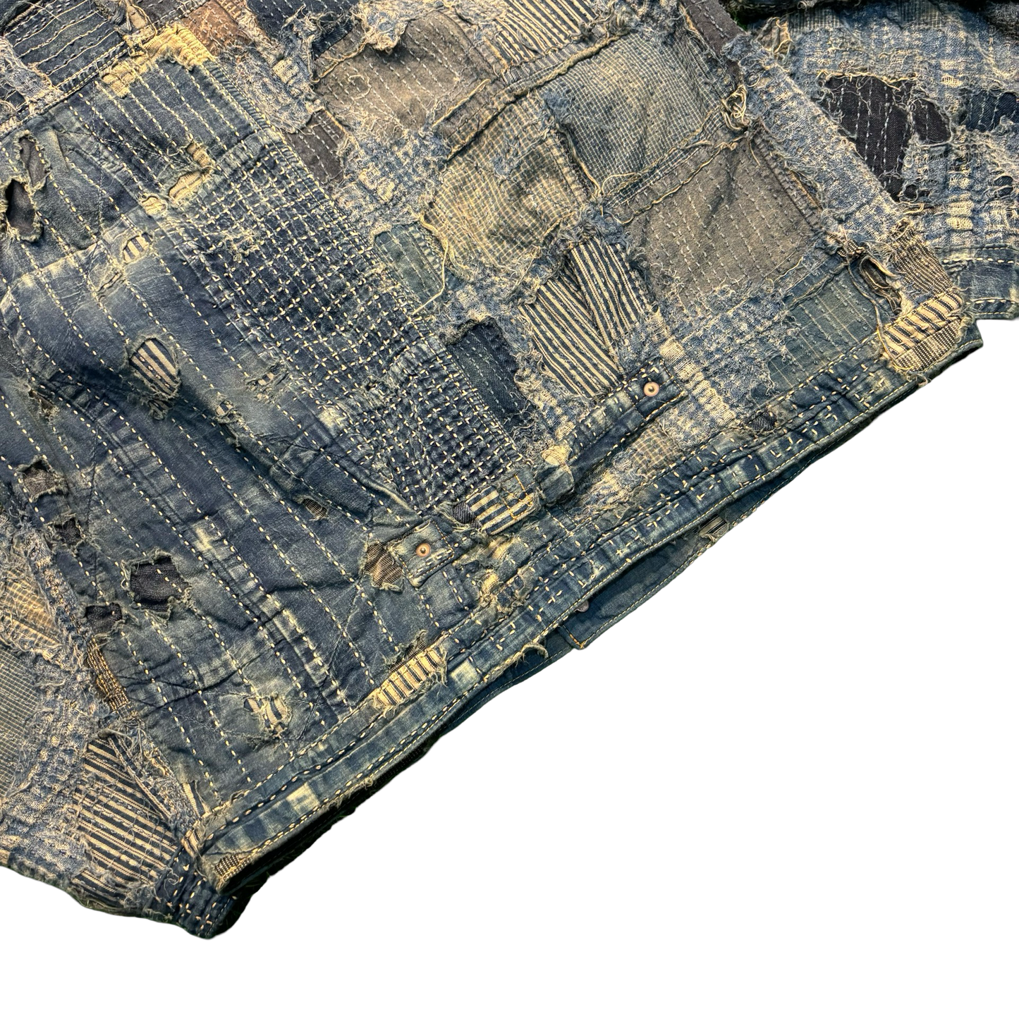 Kapital Distressed Boro Denim Jacket