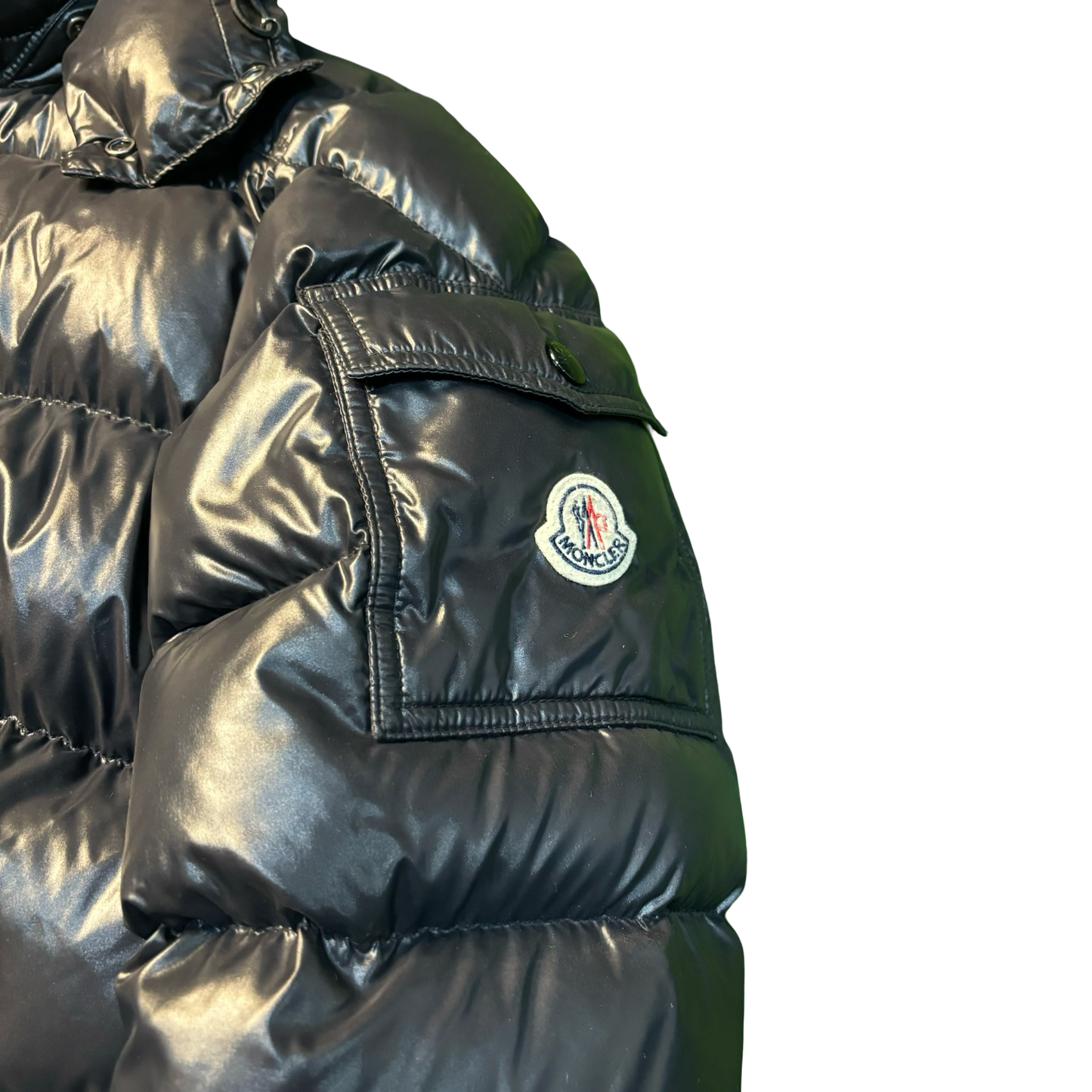Moncler Black Puffer Coat