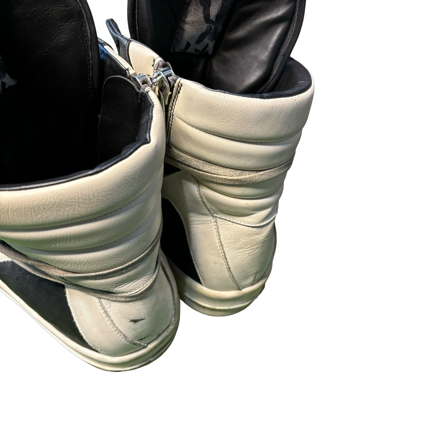 Rick Owens Crinkled Leather Geobaskets