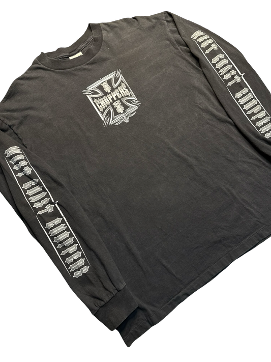 Vintage West Coast Choppers Metallic Logo Long Sleeve