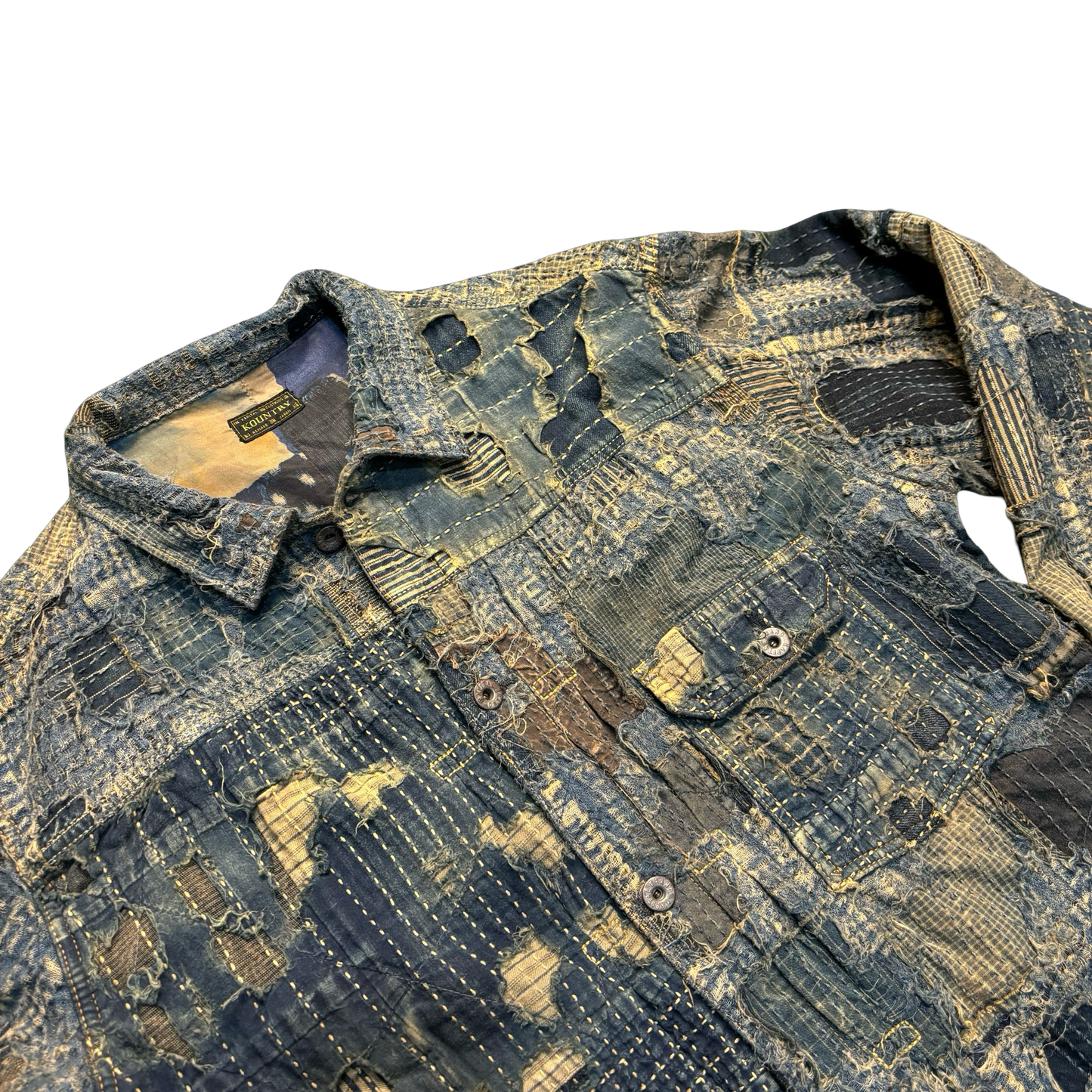 Kapital Distressed Boro Denim Jacket