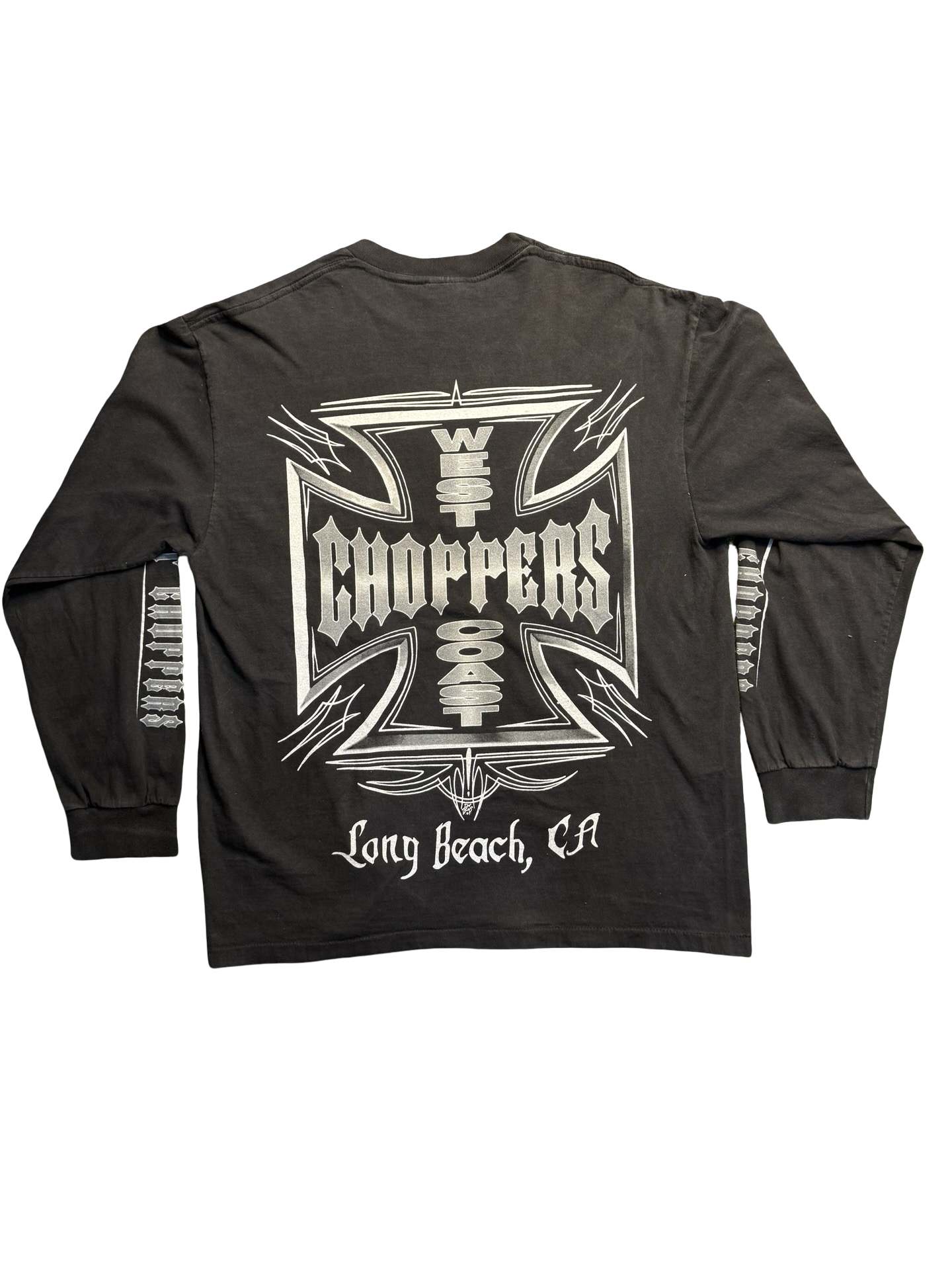 Vintage West Coast Choppers Metallic Logo Long Sleeve