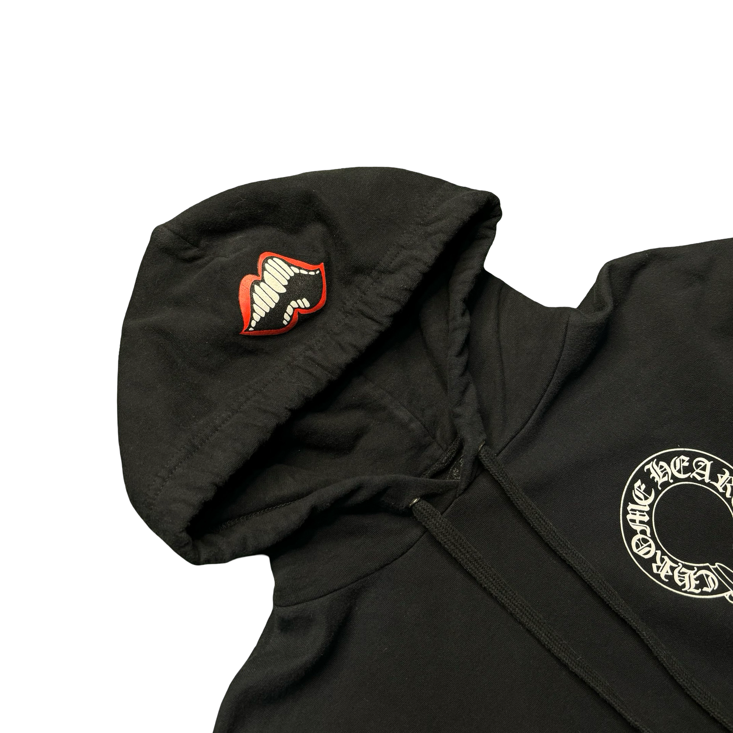 Chrome Hearts Black Chomper Scroll Hoodie