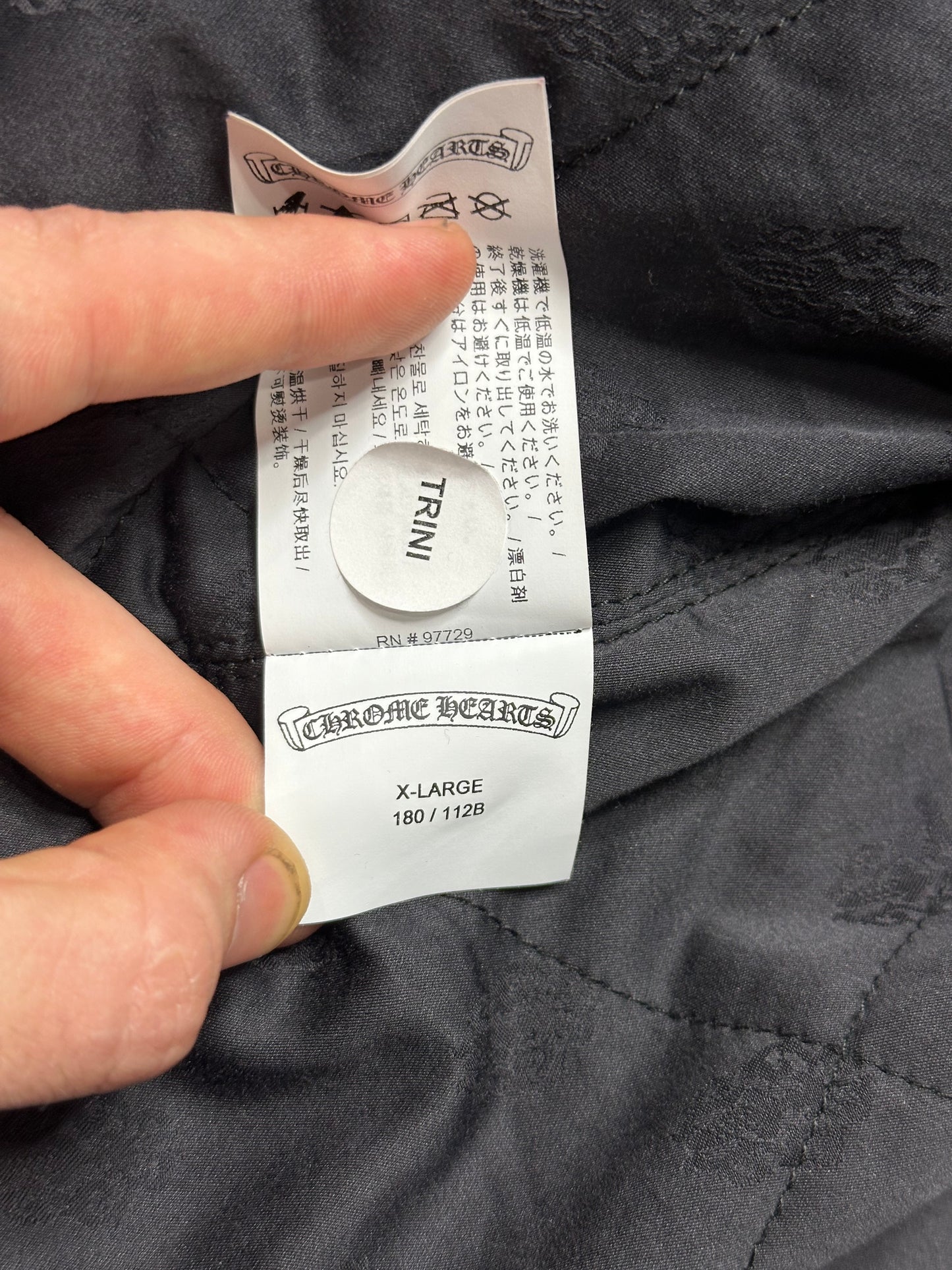 Chrome Hearts Work Dog Padded Flannel