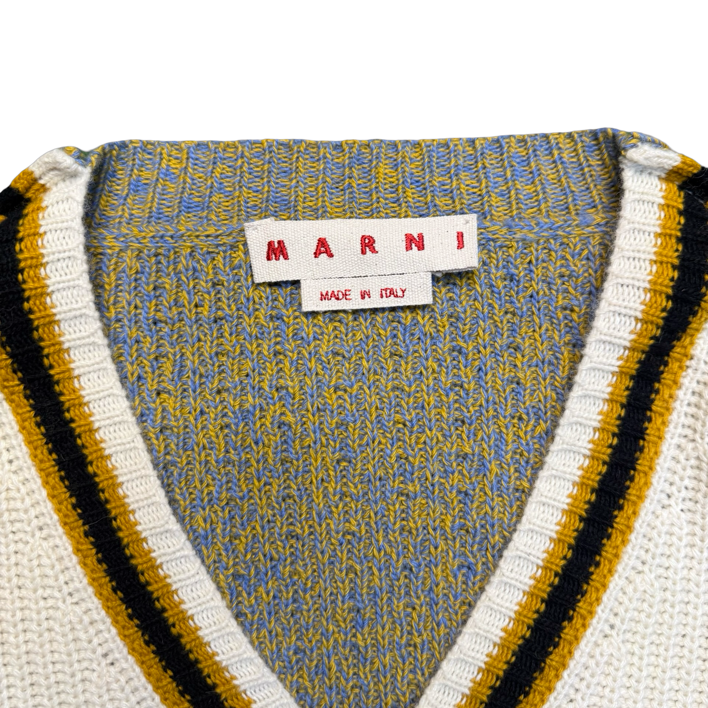 Marni Knitted V-Neck Sweater