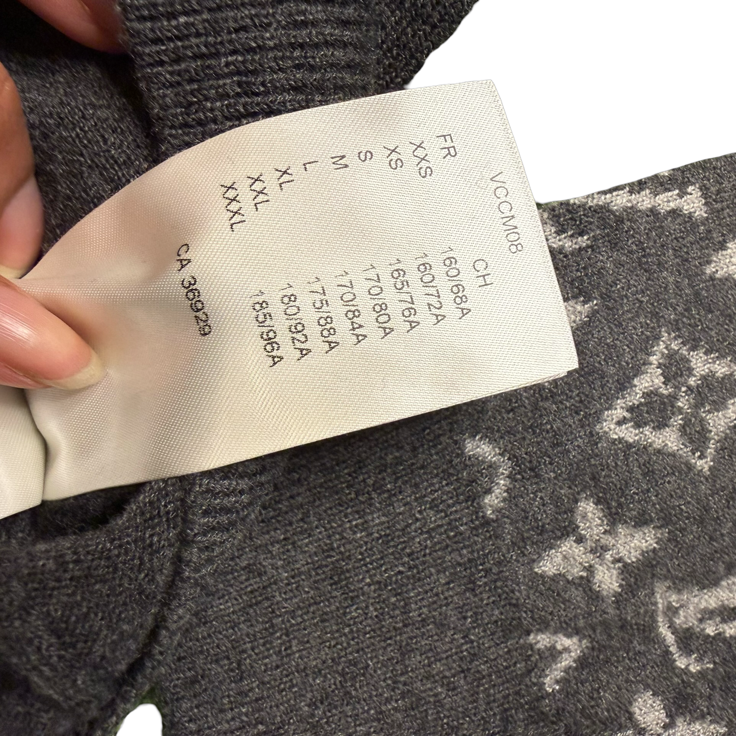 Louis Vuitton Monogram Mix Cashmere Cardigan