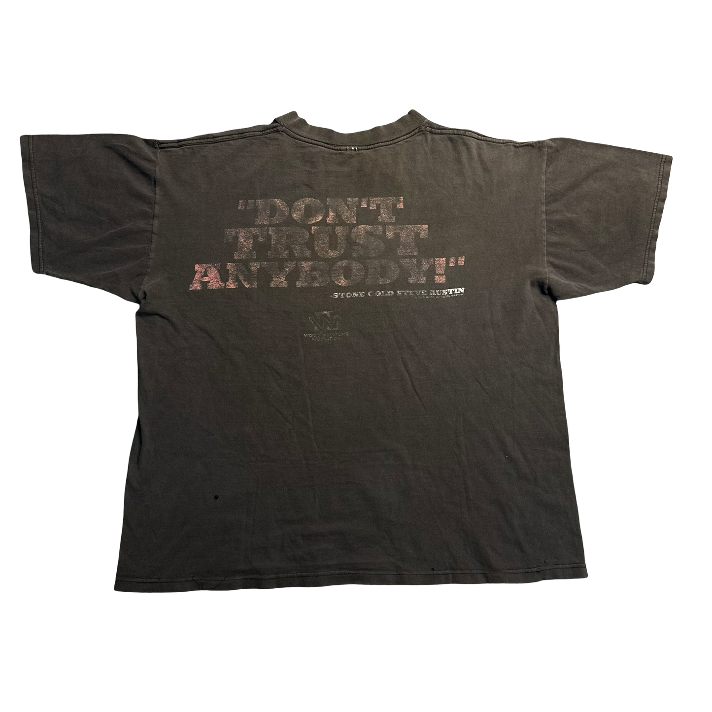 Vintage 1998 WWF Stone Cold Steve Austin Don't Trust Anybody Tee