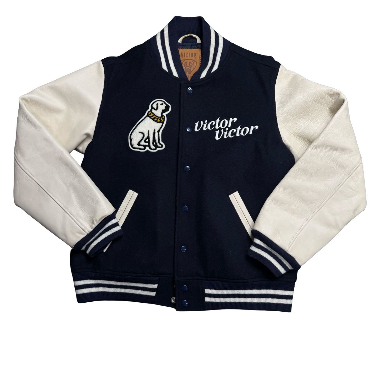 Human Made x Victor Victor Worldwide Varsity Jacket