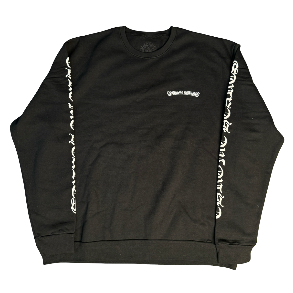 Chrome Hearts Scroll Logo Crewneck