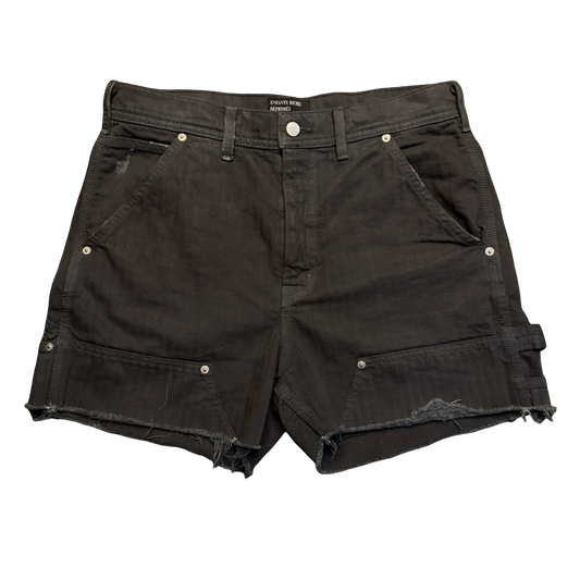 Enfants Riches Déprimés Distressed Herringbone Shorts