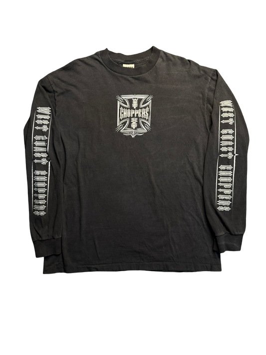 Vintage West Coast Choppers Metallic Logo Long Sleeve