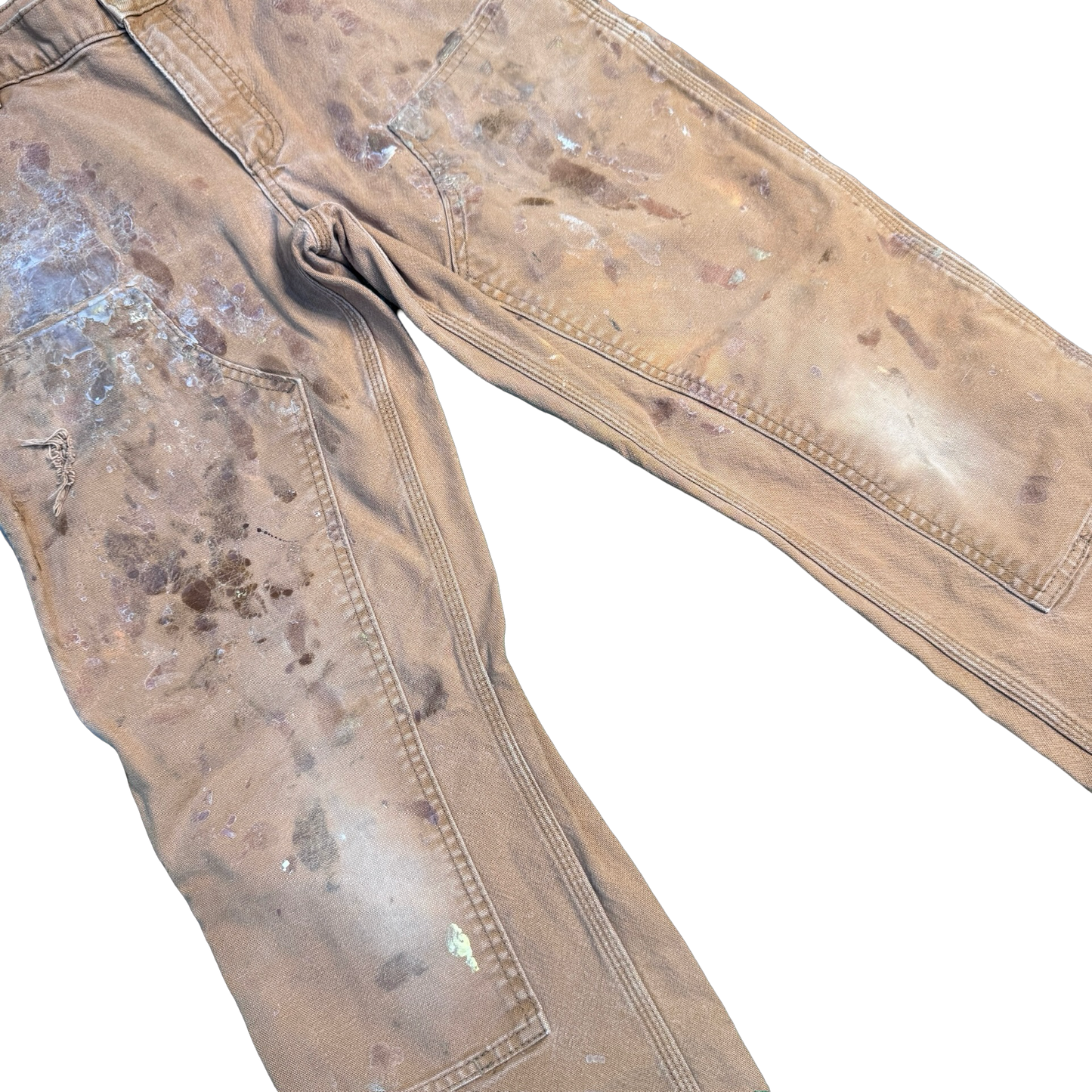 Distressed Carhartt Double Knee Painter Pants