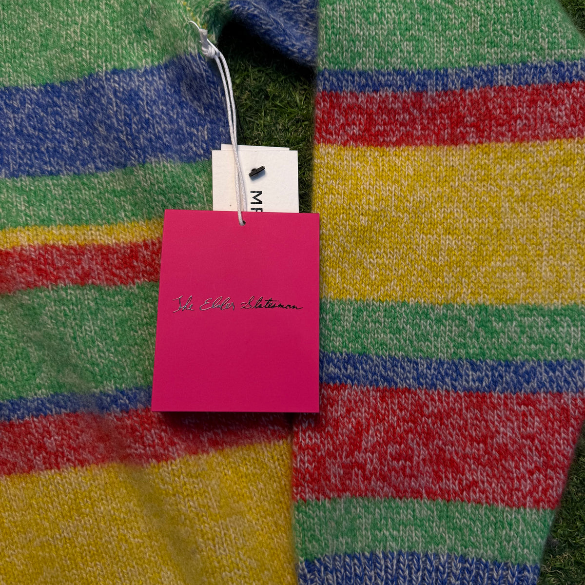 The Elder Statesman Cashmere Striped Sweater