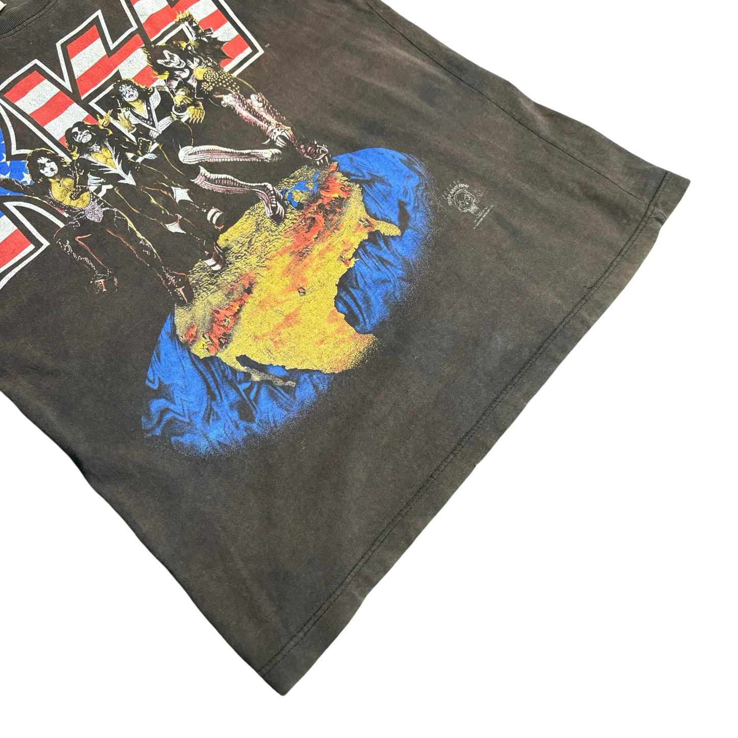 Vintage 1996 KISS World Tour Cut Off Shirt