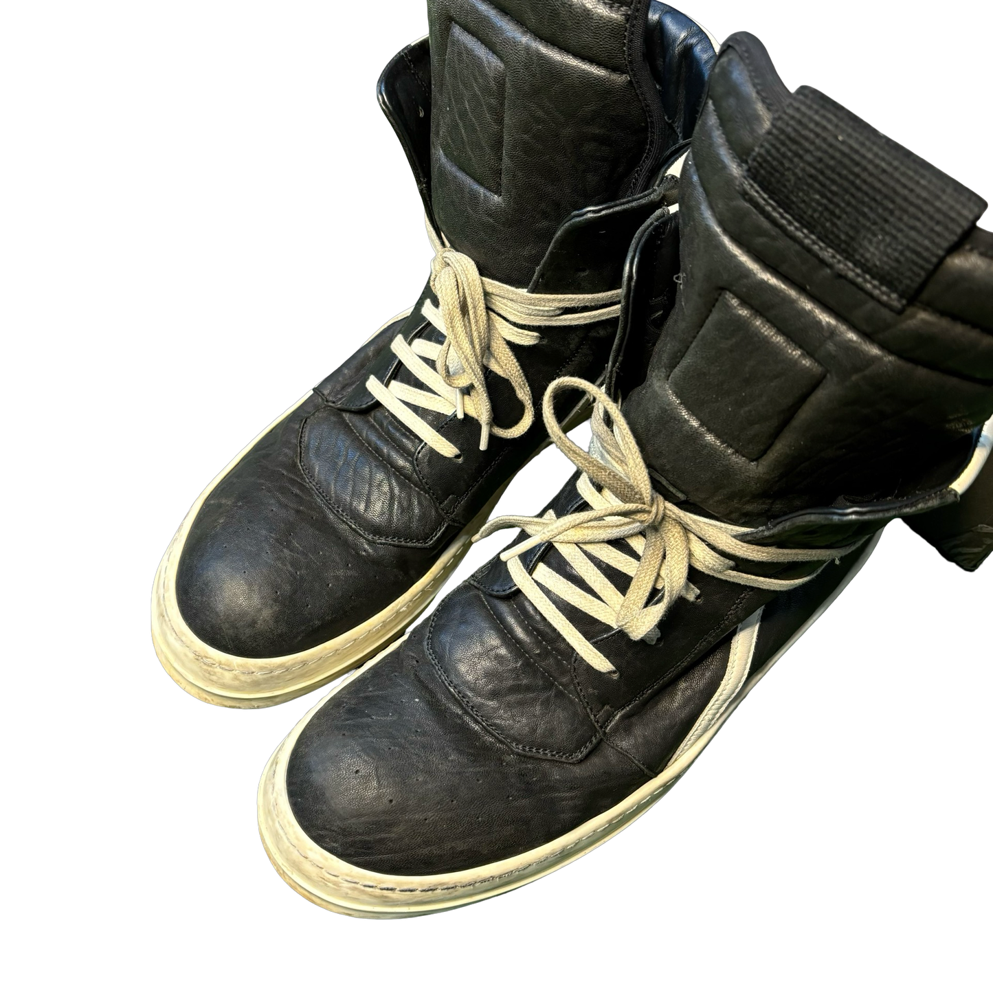 Rick Owens Crinkled Leather Geobaskets