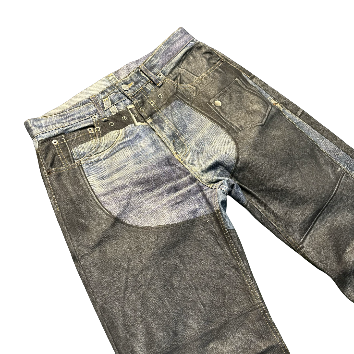 Acne Studios Trompe L’oeil Printed Jeans