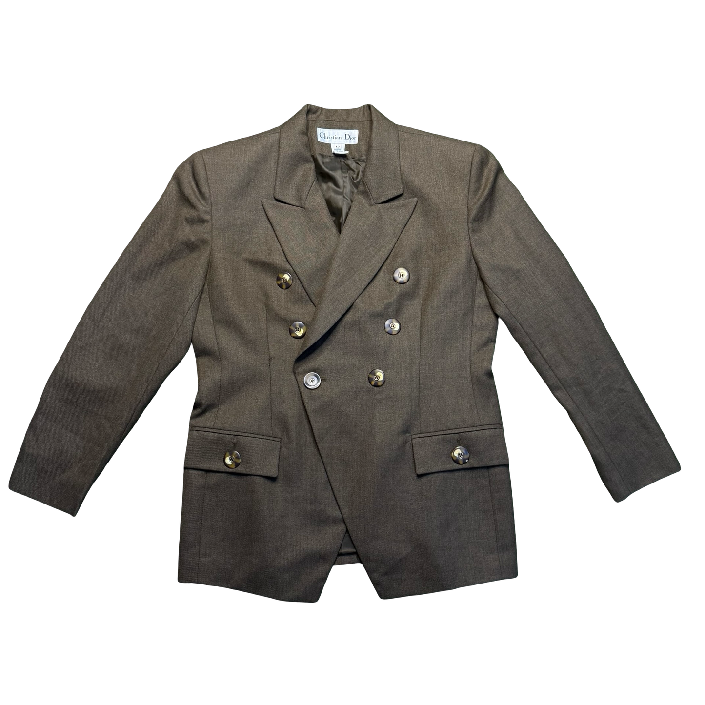Vintage Christian Dior Monsieur Double Breasted Blazer