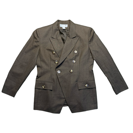 Vintage Christian Dior Monsieur Double Breasted Blazer