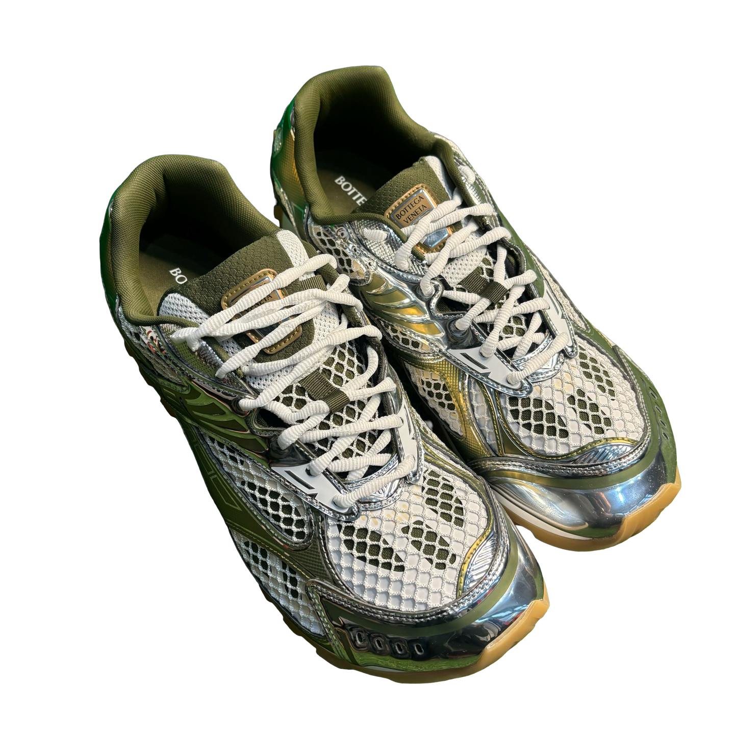 Bottega Venetta Green/Silver Orbit Runners