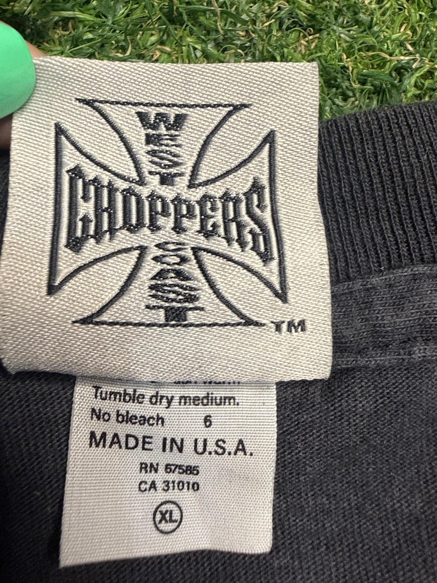Vintage West Coast Choppers Metallic Logo Long Sleeve