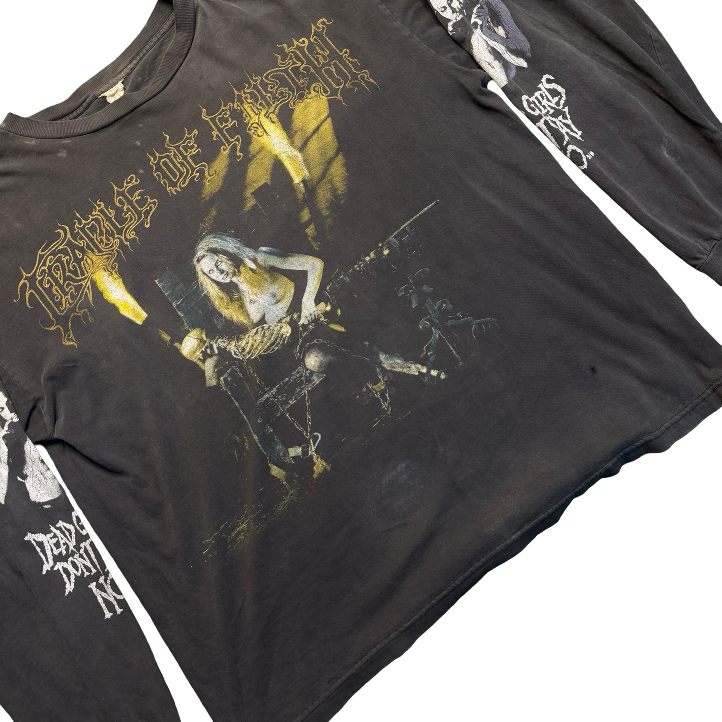 Vintage 1997 Cradle of Filth "Dead Girls Don't Say No" Long Sleeve