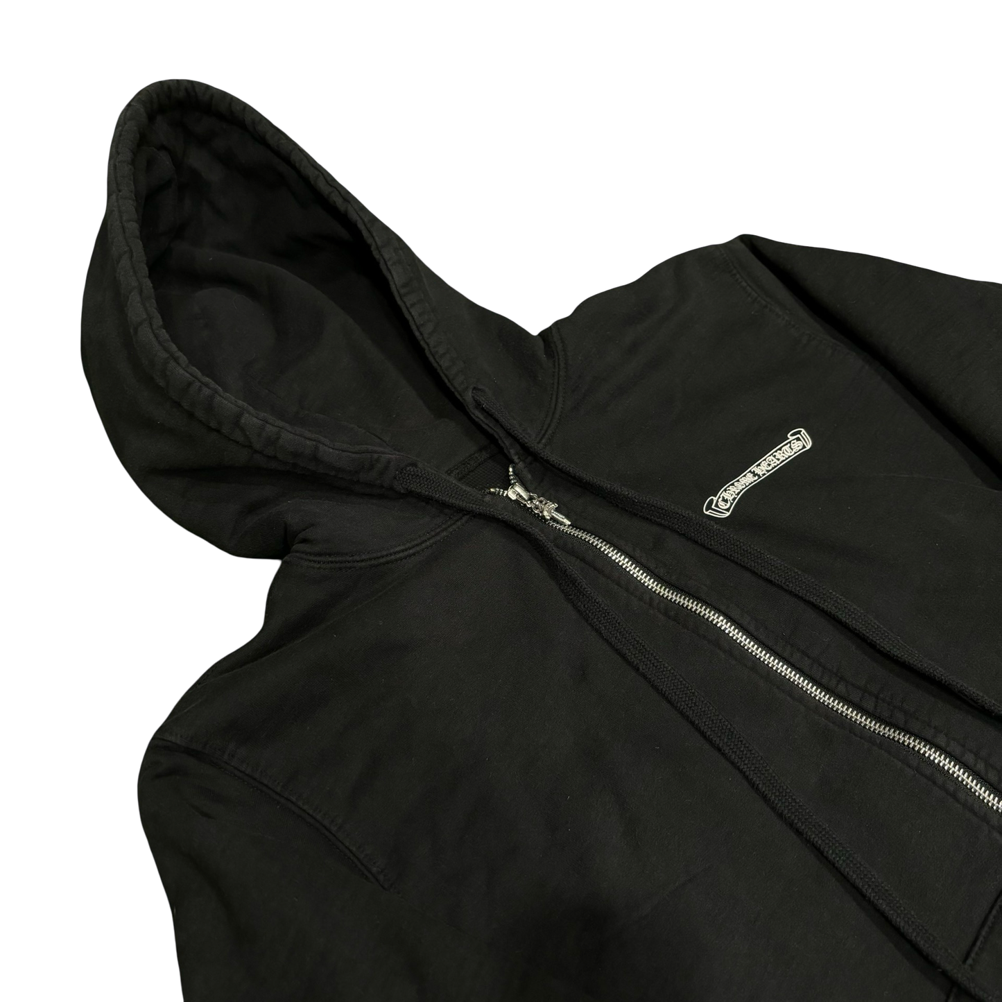 Chrome Hearts Vintage Thermal Zip-Up Hoodie