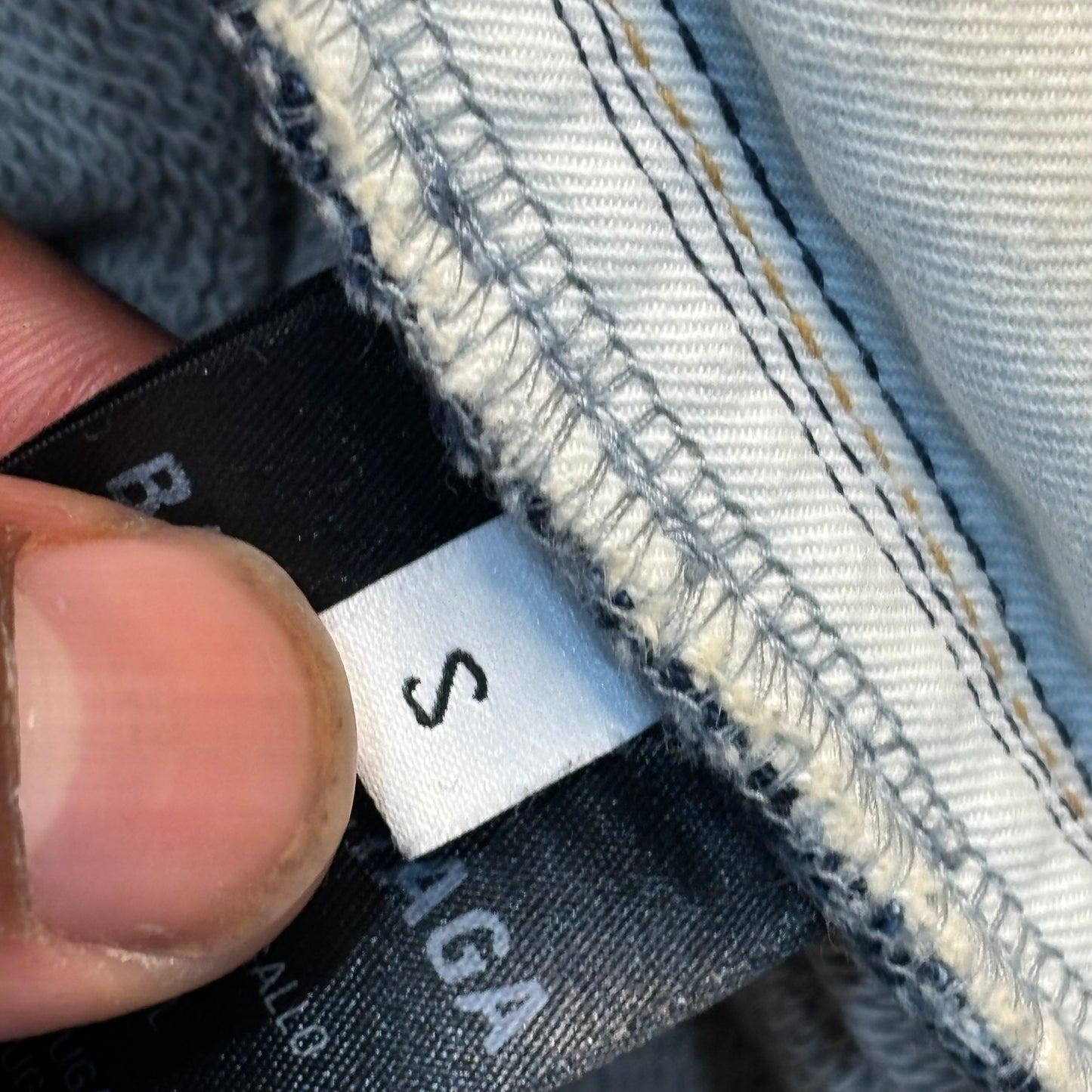 Balenciaga Hybrid Distressed Denim Pants