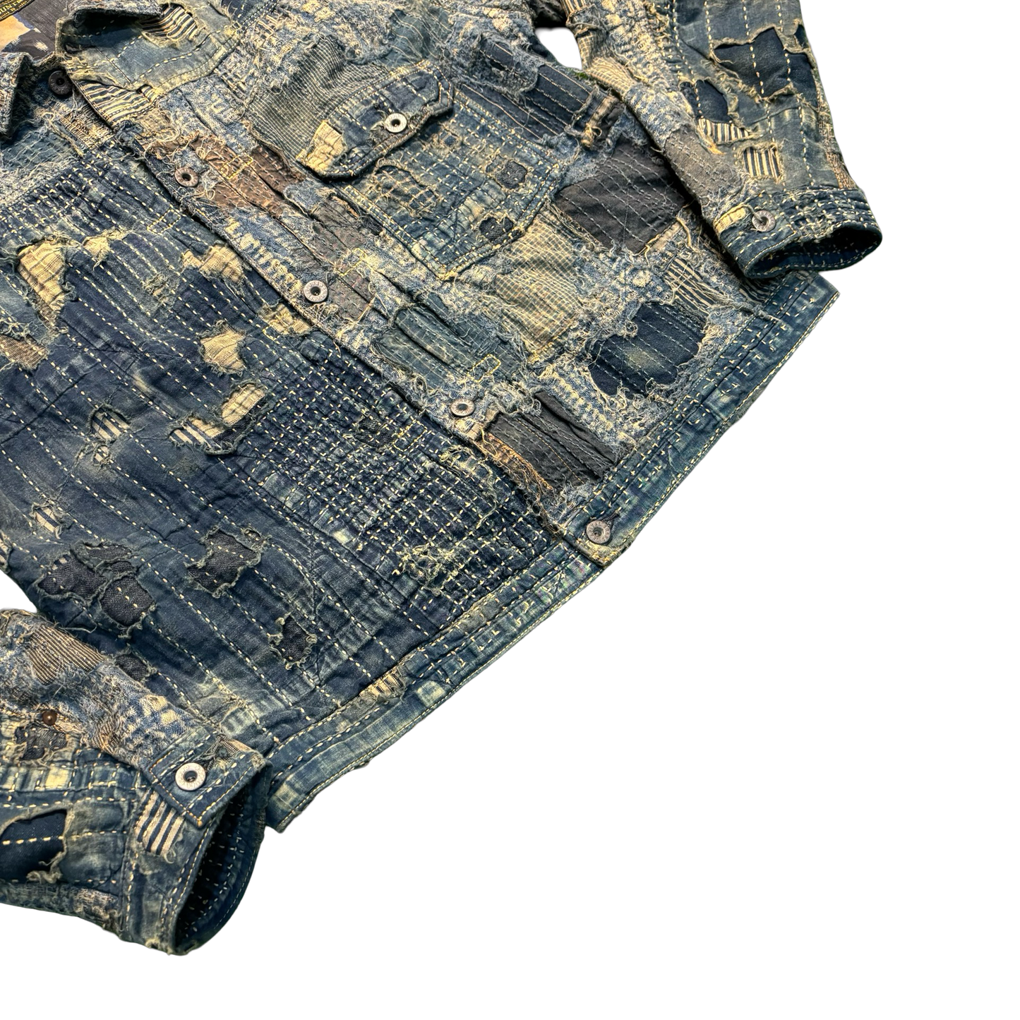 Kapital Distressed Boro Denim Jacket