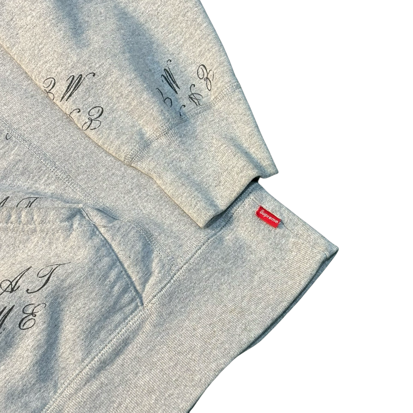 Supreme “Eat Me” Grey Hoodie