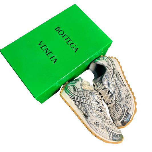 Bottega Venetta White/Silver Orbit Runners