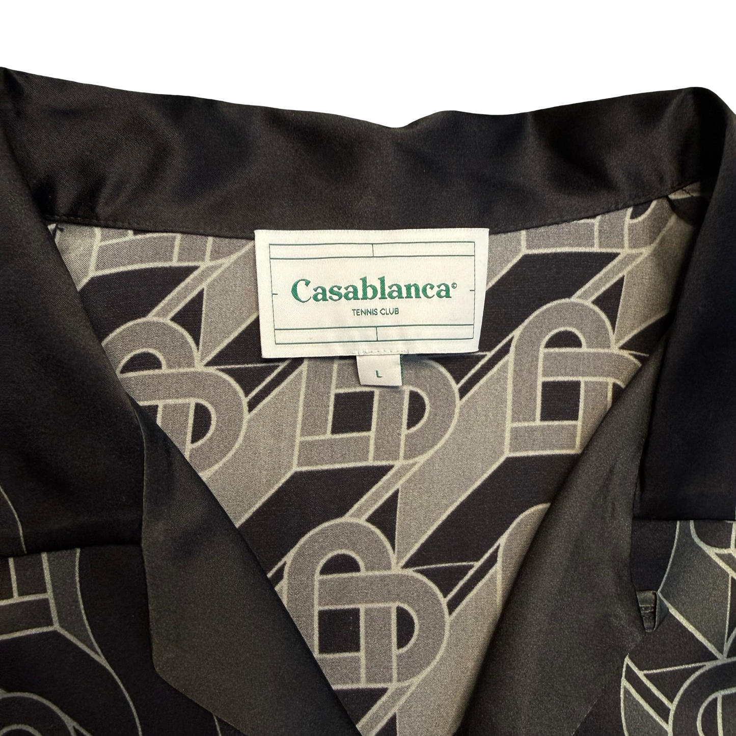 Casablanca Monogram Silk Shirt