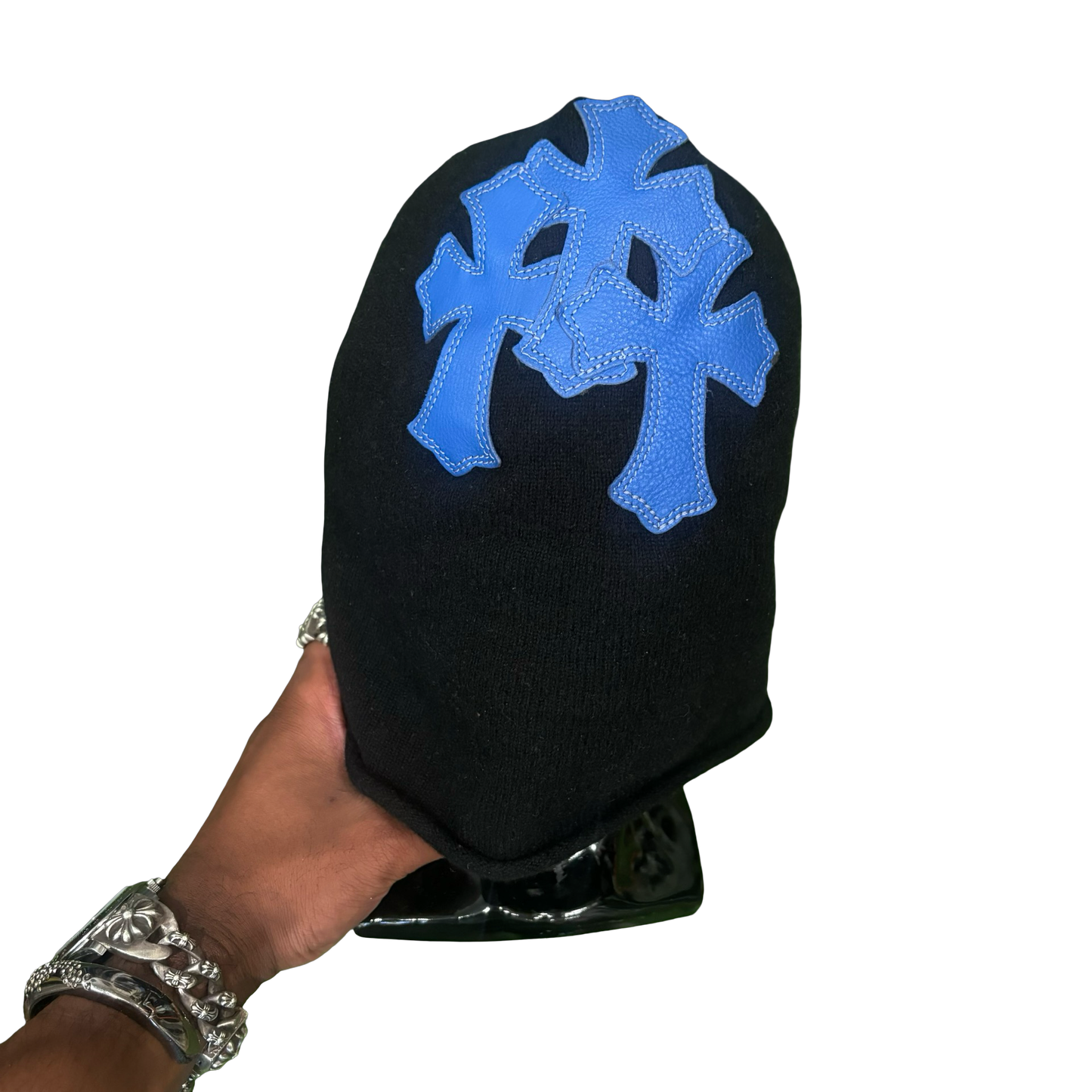 Chrome Hearts Cashmere Triple Cross Mask