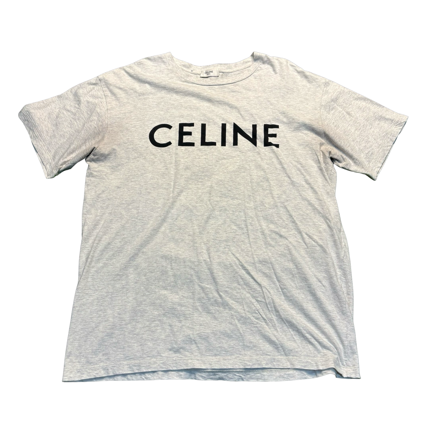 Celine Grey Logo Tee