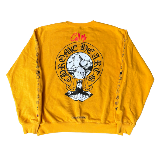 Chrome Hearts Matty Boy “Call Me” Crewneck