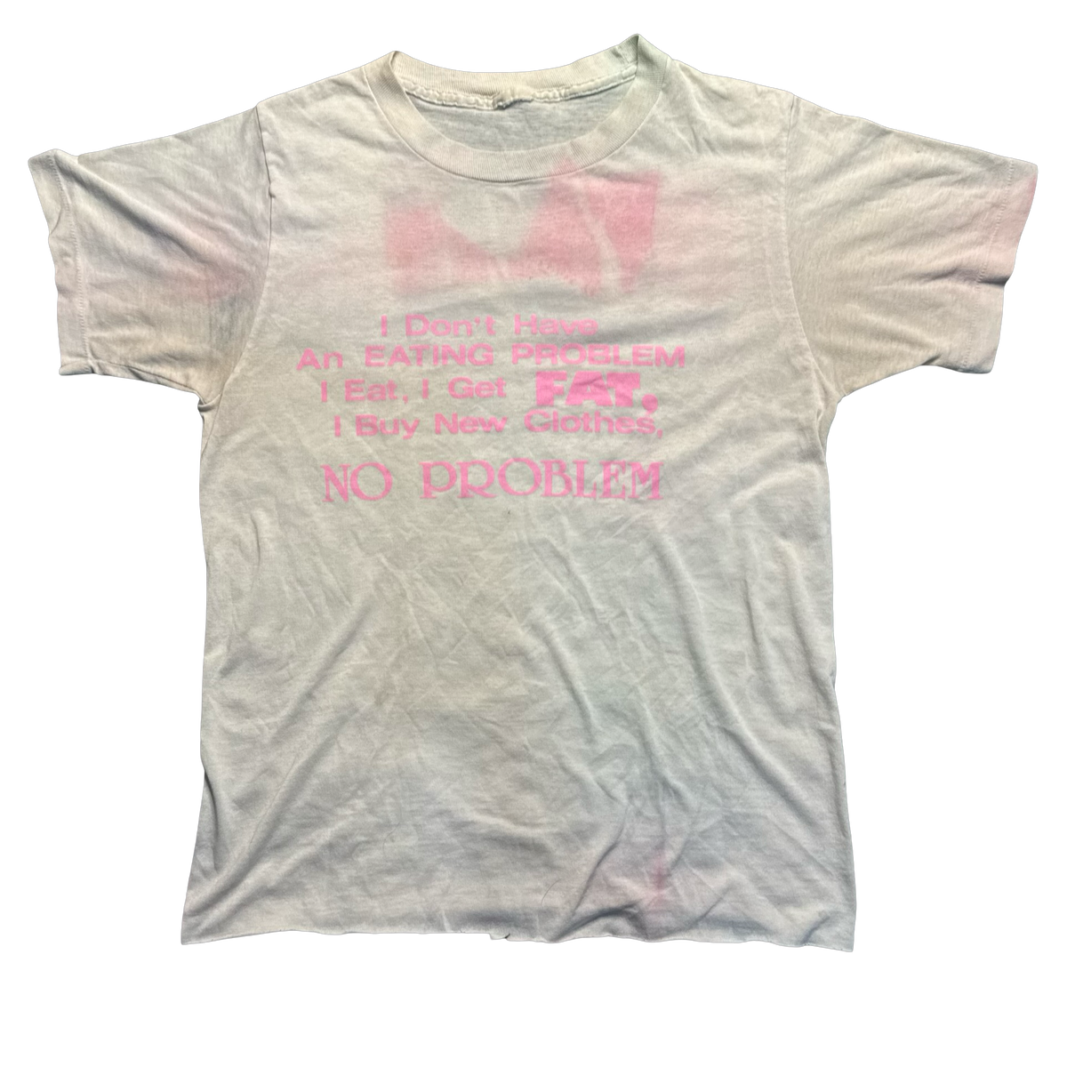 Vintage 1980s I Don't Have An Eating Problem Tee