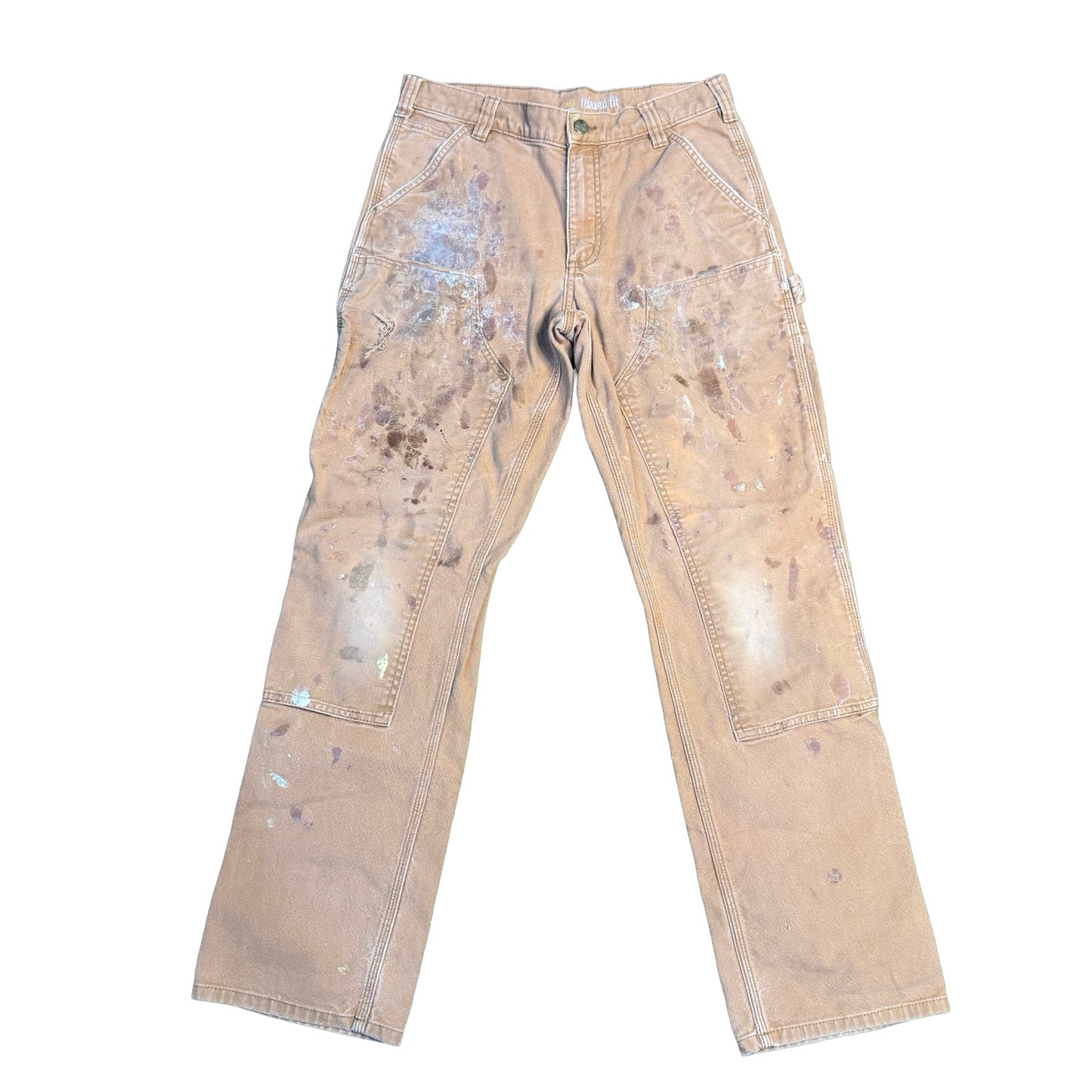 Distressed Carhartt Double Knee Painter Pants