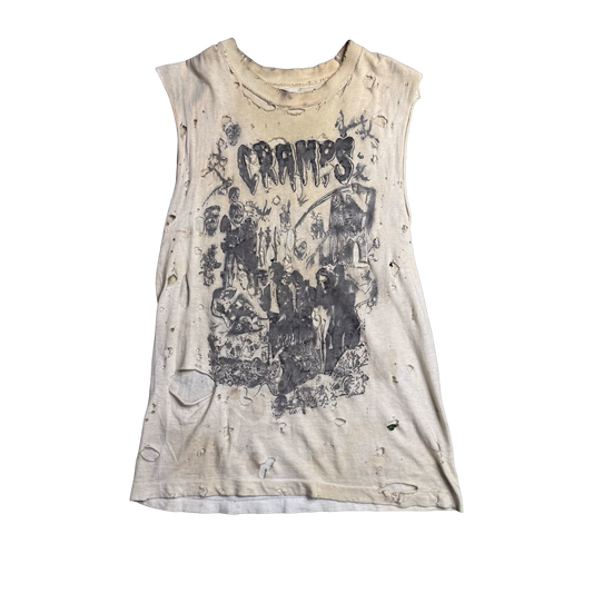 Vintage 1980s The Cramps Cut-Off