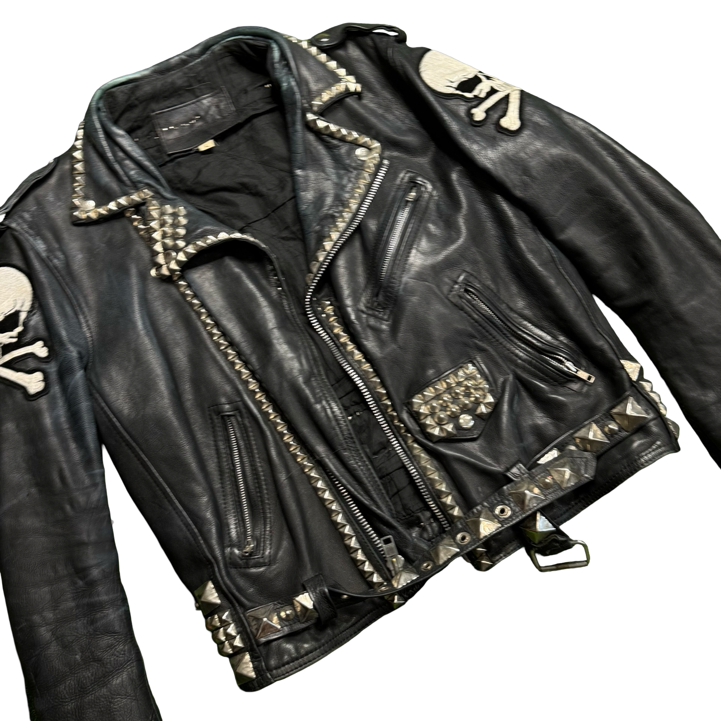 Vintage Leather Motorcycle Jacket