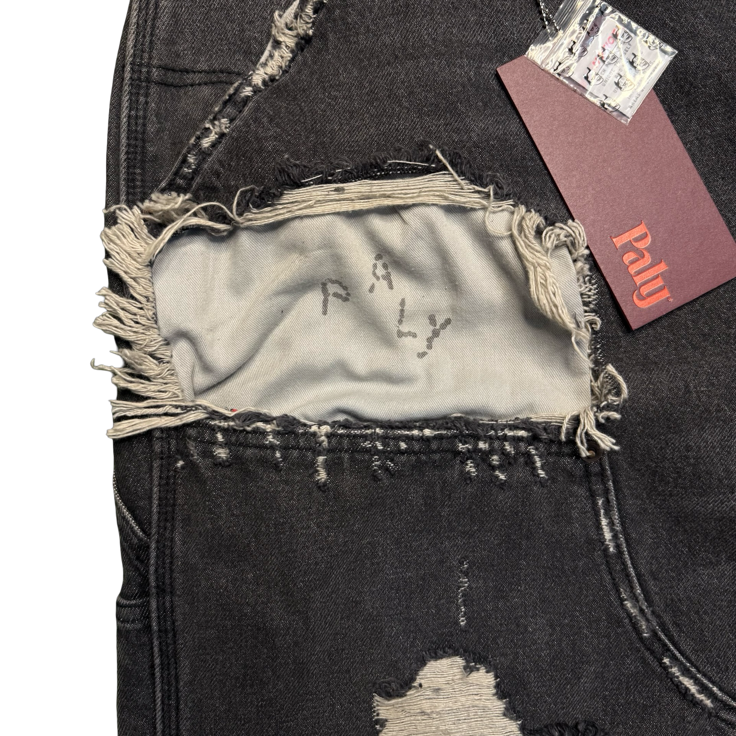 Paly Hollywood Busted Double Knee Jeans