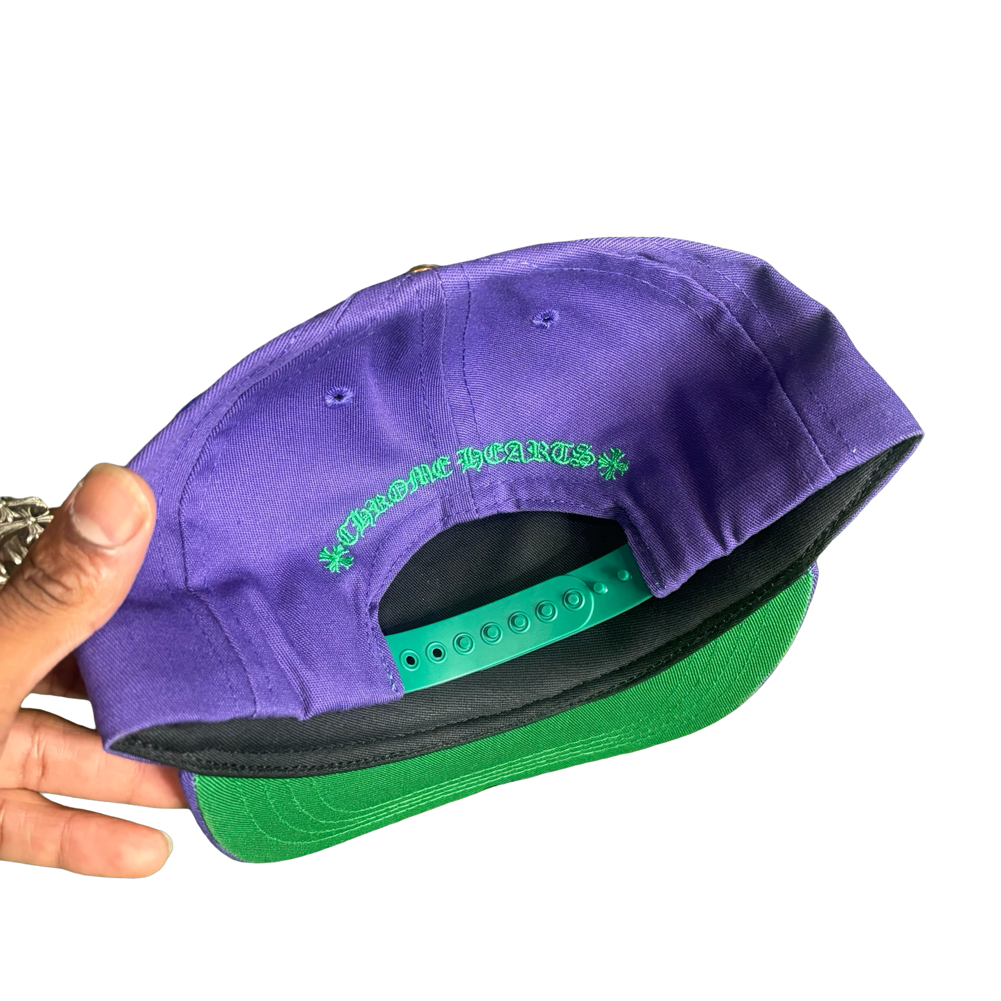 Chrome Hearts Purple CH Trucker Hat