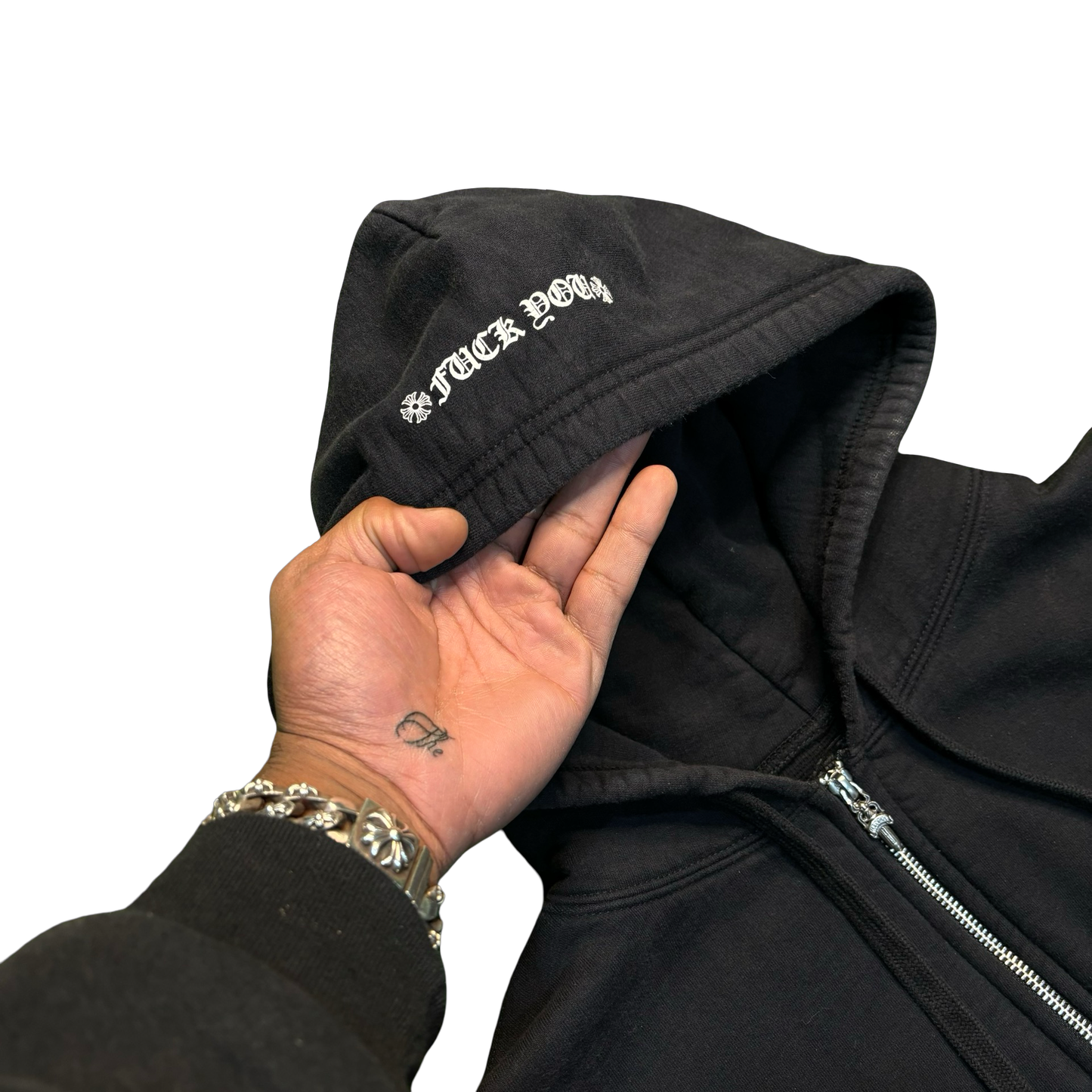 Chrome Hearts Thermal Script Logo Hoodie