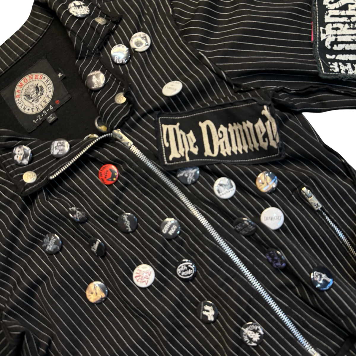 Vintage Tripps NYC Patched Zip Up